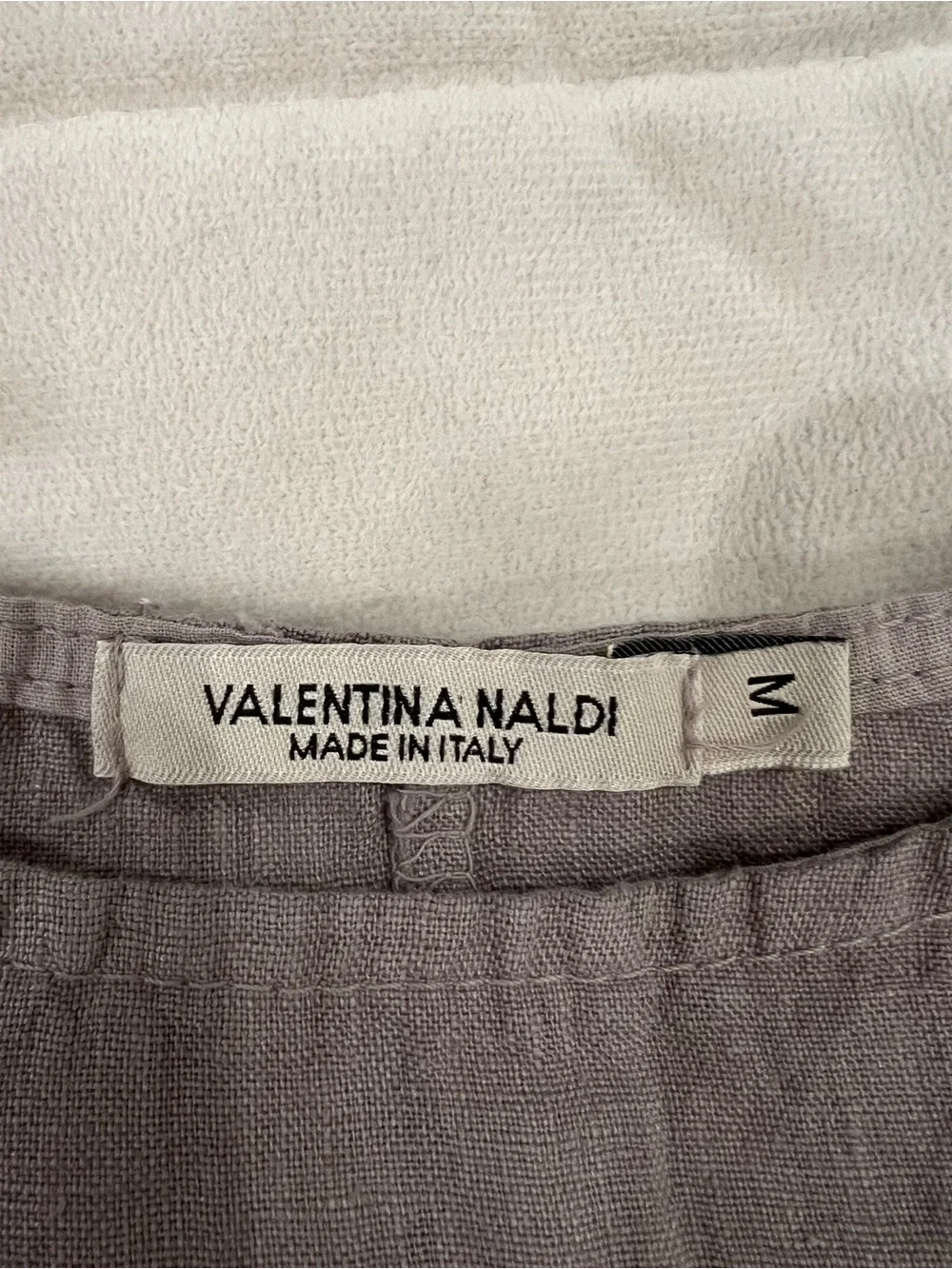 Valentina Naldi Gray sleeveless linen tank Dress | Size M | Like New - Picture 14 of 14